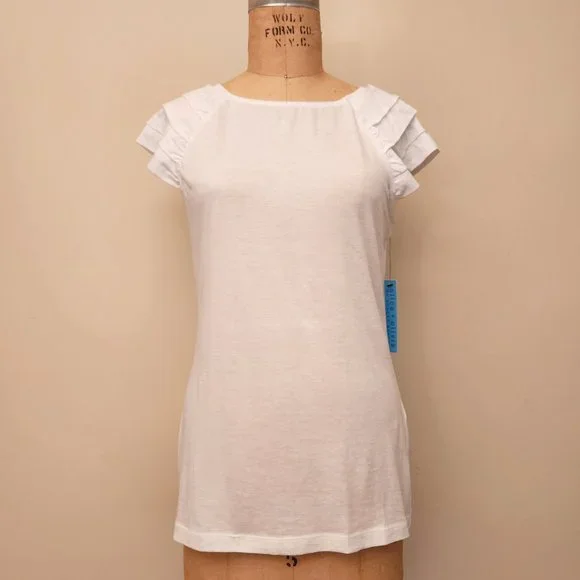 Alice + Olivia White Tee - Picture 2 of 13